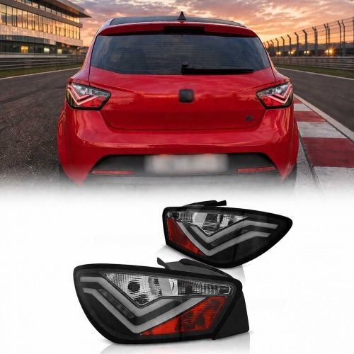 2 Feux SEAT Ibiza 6J 08-12 - LED LTI - Noir