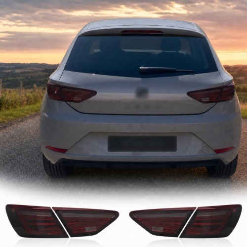 2 Feux arrière OEM LED Full LED fumé rouge pour Seat Leon III 5F 12-20