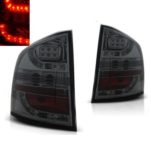 2 Feux arriere LED Skoda Octavia II Kombi - 04-12 - Teinte