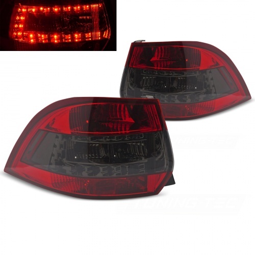 2 Feux arriere VW Golf 5 et 6 variant - LED - Rouge teinte
