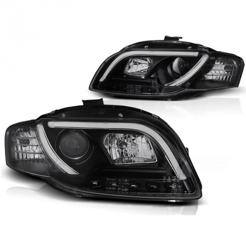 2 Phares LED AUDI A4 B7 (8E) 04-07 - DRL R87 - Noir