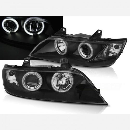 2 Phares avant BMW Z3 Angel Eyes CCFL 96-02 - Noir