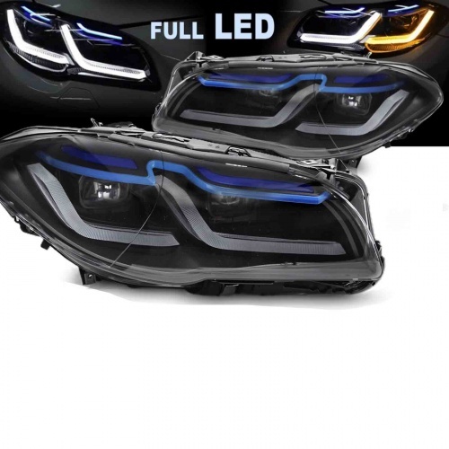 2 Phares FullLED BMW F10 F11 10-13  - Angel Eyes