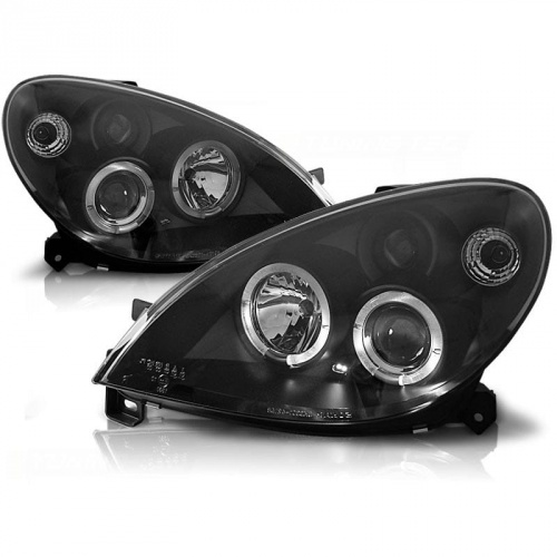 2 Phares angel eyes LED Citroen Xsara 01-04 - Noir