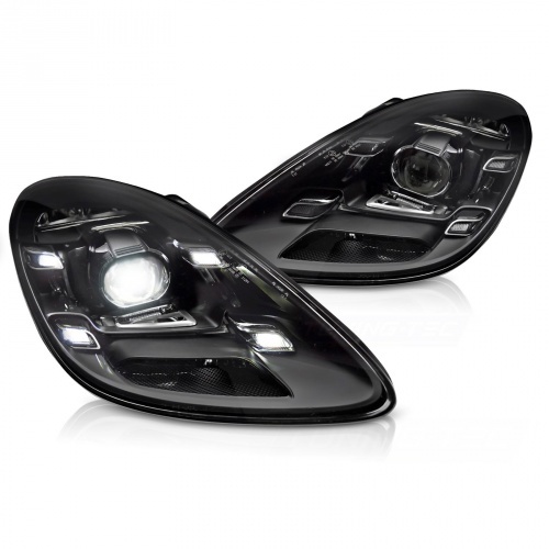 2 Phares fullLED Porsche Boxster Cayman 718 16-25 - Noir