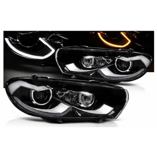 2 Phares fullLED dynamiques avant VW Scirocco xenon 08-14  - Noir - sans certificat