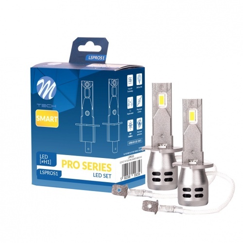 2 Ampoules LED H1 M-tech Pro Smart 6000K - Blanc Pur