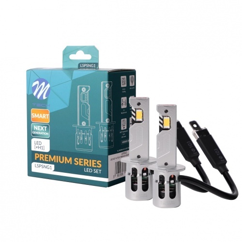 2 Ampoules LED H1 M-tech Premium Smart 6000K - Blanc Pur
