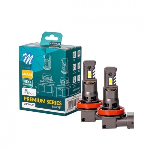 2 Ampoules LED H11 M-tech Premium Smart 6000K - Blanc Pur