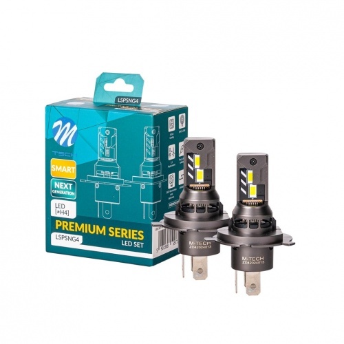 2 Ampoules LED H4 M-tech Premium Smart 6000K - Blanc Pur