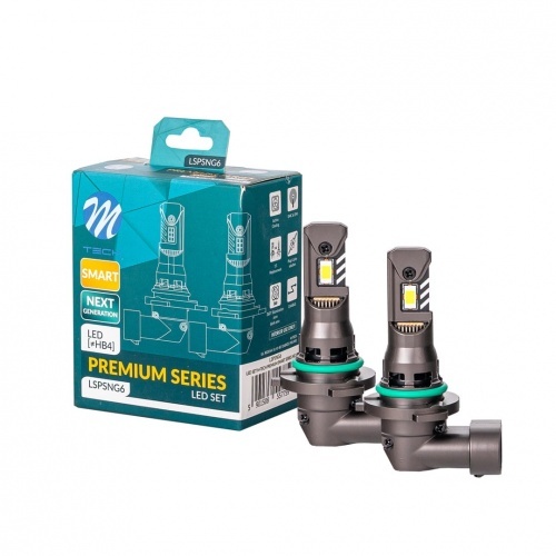 2 Ampoules LED HB4 9006 M-tech Premium Smart 6000K - Blanc Pur