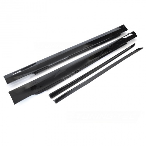Bas de caisse look M-Perf noir brillant pour BMW Série 5 G60 / G61 23-26