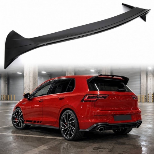 Becquet spoiler de toit - VW GOLF 8 - 20-24 - look R - noir brillant