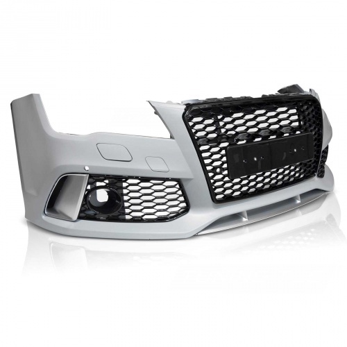 Pare choc avant AUDI A7 4G 10-14 - Look RS7 - Noir - PDC ACC
