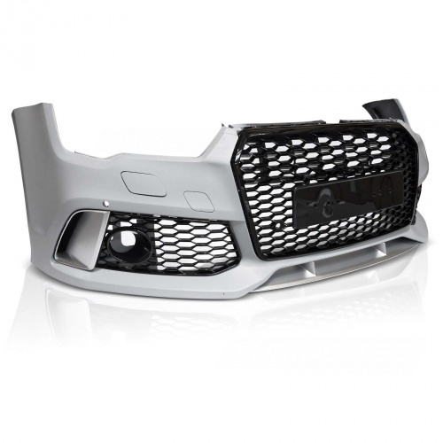 Pare choc avant AUDI A7 4G 15-18 - Look RS7 - Noir - PDC ACC