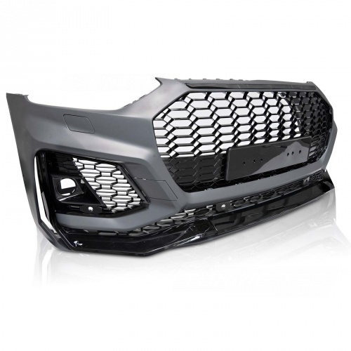 Pare choc avant AUDI Q5 20-24 - Look quattro RSQ5 - Noir