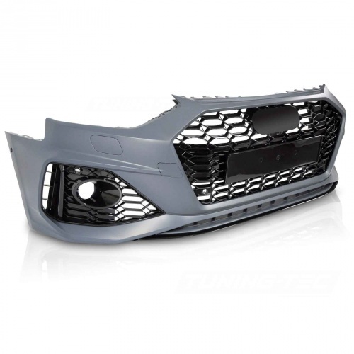 Pare choc avant AUDI A4 B9 facelift 20-24 - Look RS4 - Noir - PDC - ACC - Camera