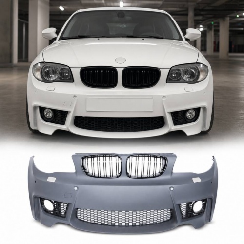 Pare choc avant BMW Serie 1 E87/E81/E82/E88 04-13 look M1 - PDC
