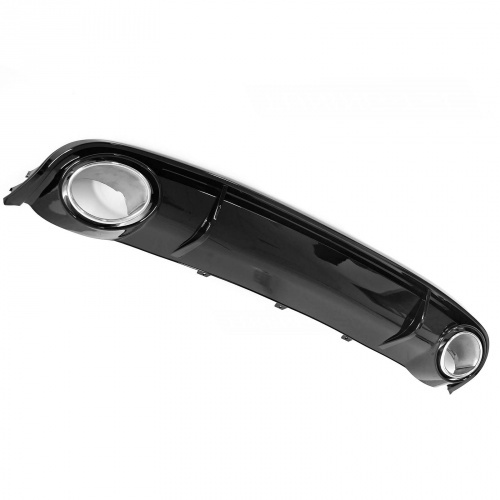 Diffuseur arriere AUDI A4 B8 07-11 - Look RS4 - Noir Brillant