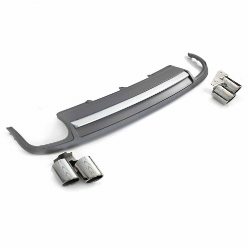 Diffuseur arriere AUDI A4 B8 08-11 - Look S4