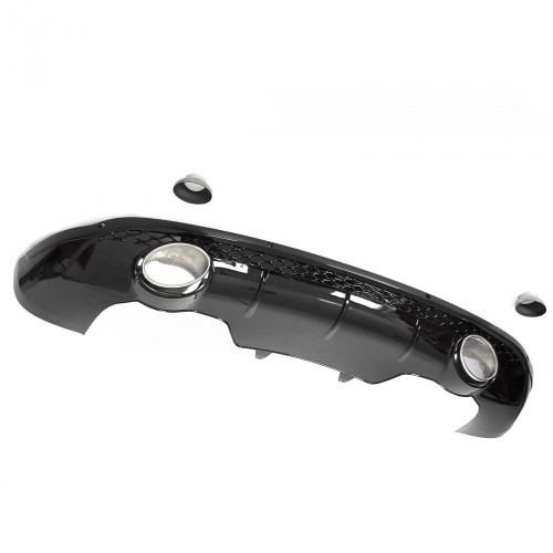 Diffuseur arriere AUDI Q5 8R phase 2 12-16 - Look RS - Noir Brillant