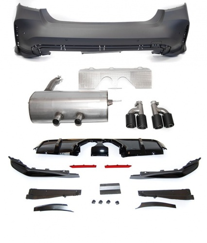 Pare choc arriere BMW Serie 3 F30 11-18 -look M-P G80 - PDC