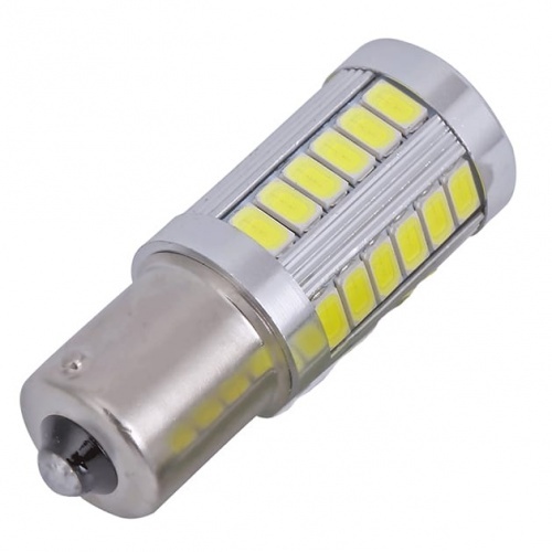 Ampoule 33LED 5730 S25 R5W 1156 BA15S P21W - Blanche