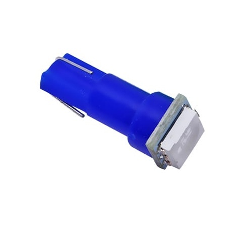 Ampoule T5 LED 1 SMD - Culot W1.2W - Bleu
