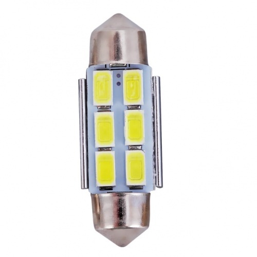Navette 36mm LED Nav6 5730 - Anti Erreur OBD - C5W - Blanc Pur