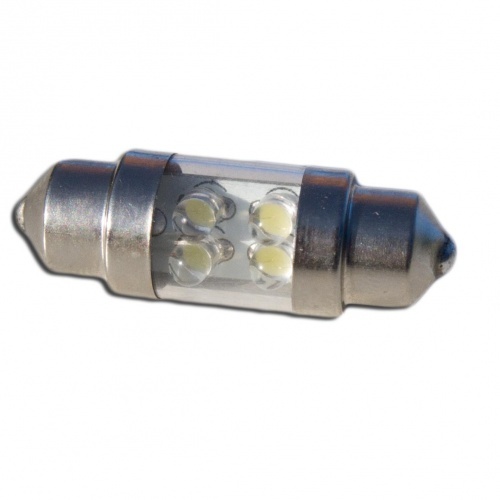 Navette 39mm LED Nav<sup>6</sup> - Culot C7W - Blanc Pur