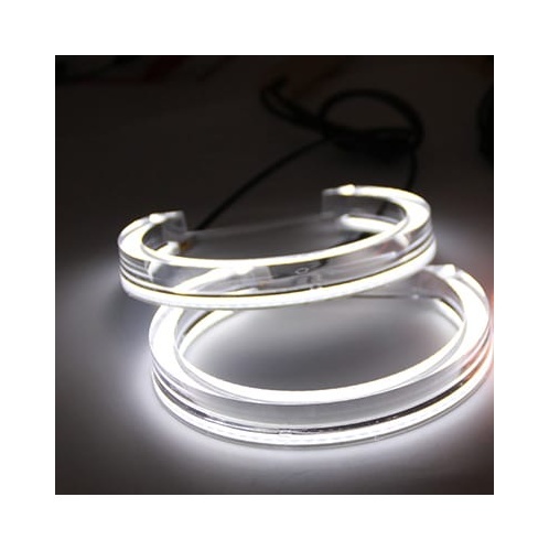 4 Angel eyes cristal LED 3D BMW E36 E38 E39 et E46 avec xénon