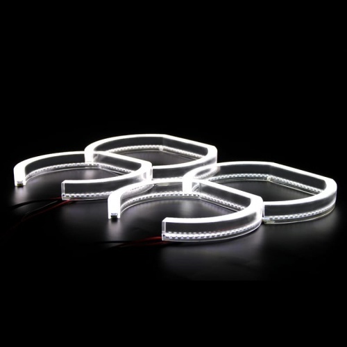 4 Angel eyes U LED 3D BMW E82 E87 E90 E91 E92 E60 F22 F30 F31