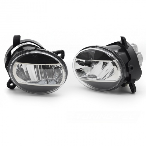 Antibrouillards LED AUDI A4 07-11 A6 08-11 Q5 8R - Noir Chrome