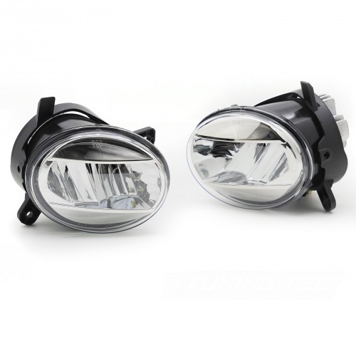 Antibrouillards LED AUDI A4 07-11 A6 08-11 Q5 8R - Chrome