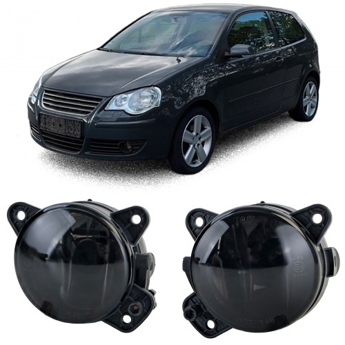 Antibrouillards gauche droit pour VW Polo 9N 9N3 fumé