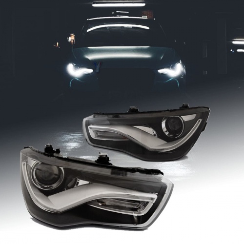 2 Phares avant LED AUDI A1 LED 10-15  Noir