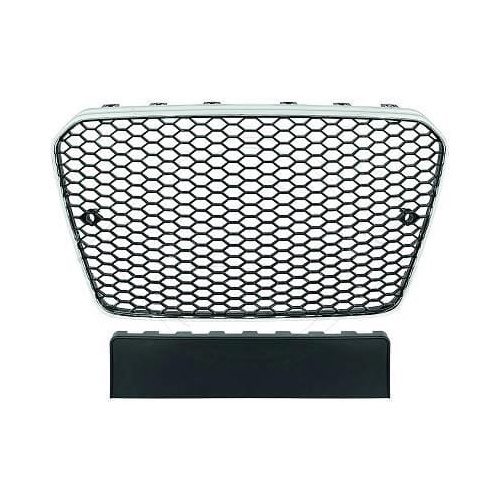 Grille calandre Audi A5 12-16 - look RS5 - Chrome Noir - PDC