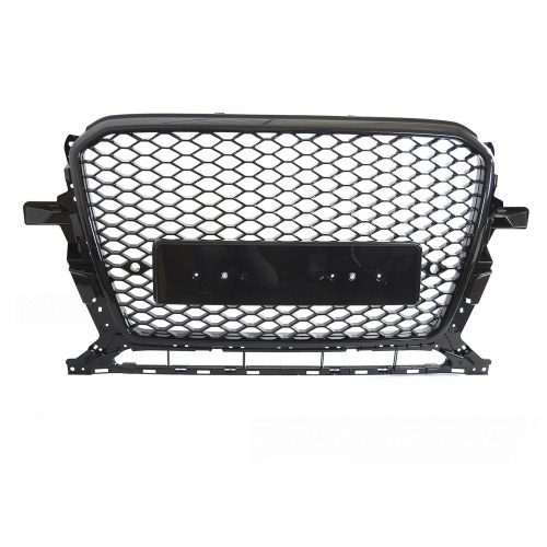Calandre avant look RS noir brillant avec PDC pour Audi Q5 8R 12-16
