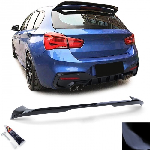 Becquet spoiler de toit - BMW Serie 1 F20 F21 LCI 15-19 - noir brillant