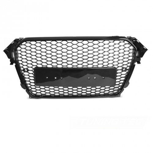 Grille calandre Audi A4 B8 8K facelift 11-15 - Noir brillant - look RS4