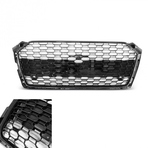 Grille calandre Audi A5 facelift 19-23 - look RS5 - Noir - PDC