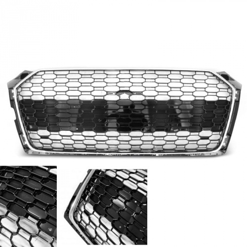 Grille calandre Audi A5 facelift 18-23 - look RS5 - Chrome - PDC