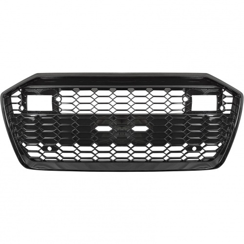 Grille calandre Audi A6 C8 18-22 - Noir brillant  - look RS6