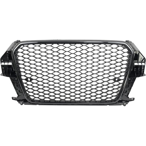 Grille calandre Audi Q3 11-14 - look RSQ3 - Noir Laqué - PDC