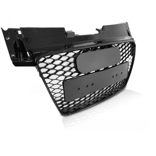 Grille calandre Audi TT 8J - look TTRS logo 06-14  - Noir Brillant