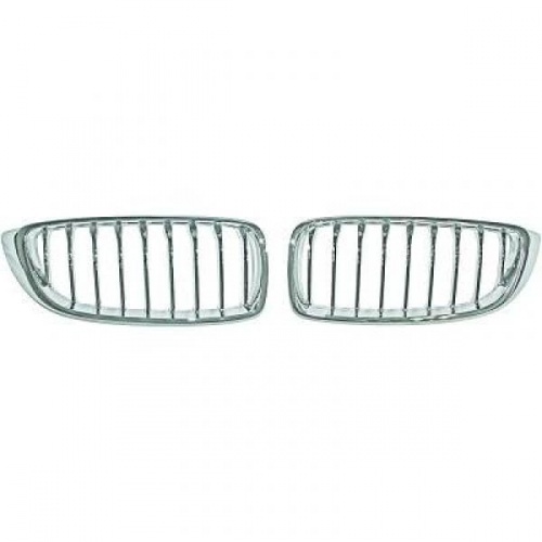 Grilles calandre BMW Serie 4 F32 F33 F36 - Chrome