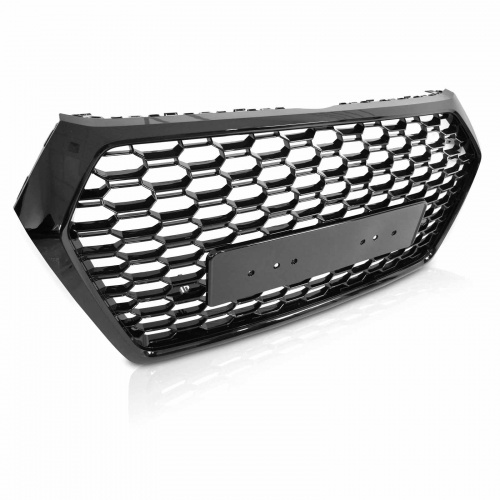 Grille calandre Audi Q5 II FY17-20 - look RSQ5 - Noir Laqué