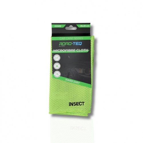 Microfibre Road-Teq pour insectes et saletés tenaces 35x35 cm - 300 GSM