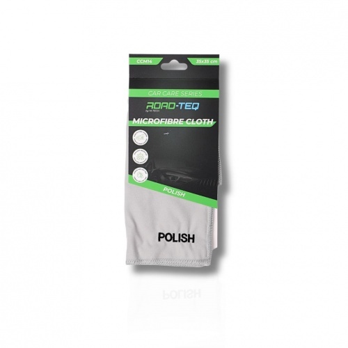 Microfibre Road-Teq sans bord pour polissage carrosserie 35x35 cm - 200 GSM