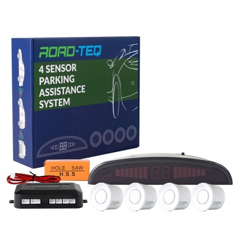 Radar de recul 4 capteurs + afficheur LED Blanc